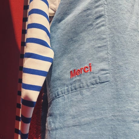 Merci  Paris  Tablier  リネンエプロン (3colors)
