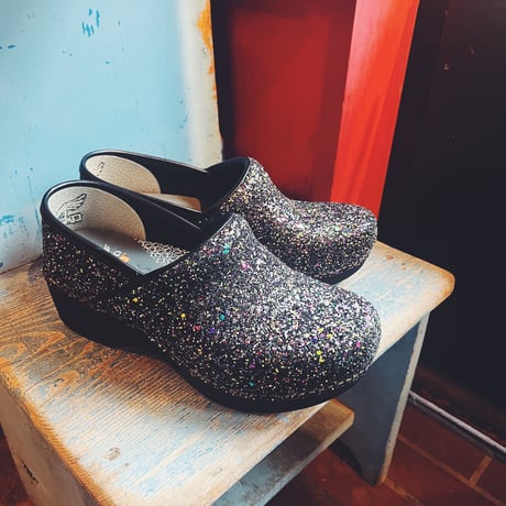 DANSKO ダンスコ　PROFESSIONAL XP2.0 Black Magic  ブラックグリッターサボ