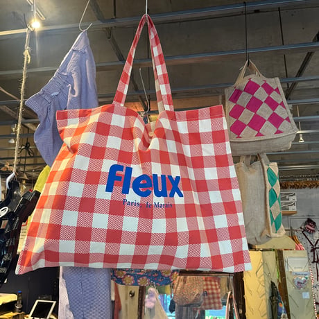 Fleux Paris  トートバッグ　チェック柄  2colors