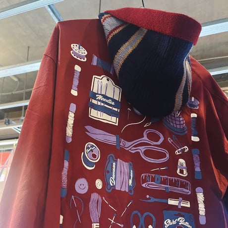 DAMSON MADDER　ダムソン マダー SEWING グラフィックロングスリーブトップス
