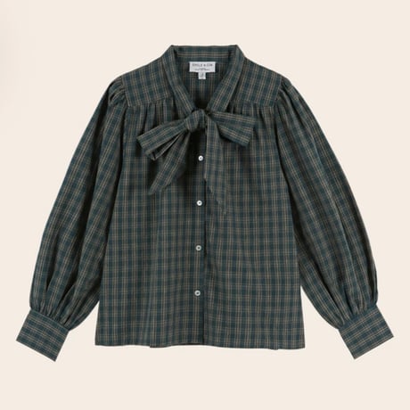 EMILE ET IDA エミールエイダ  ボウタイブラウス(2colors)
