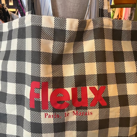 Fleux Paris  トートバッグ　チェック柄  2colors