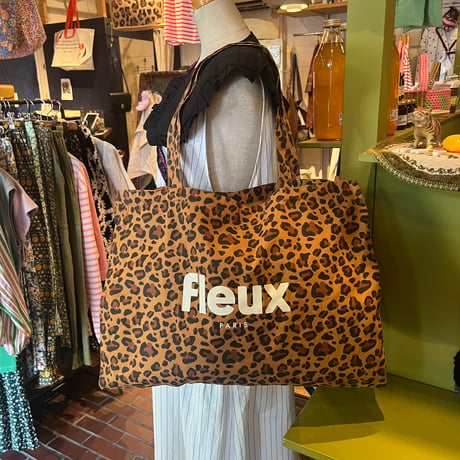 Fleux Paris  トートバッグ　レオパード柄