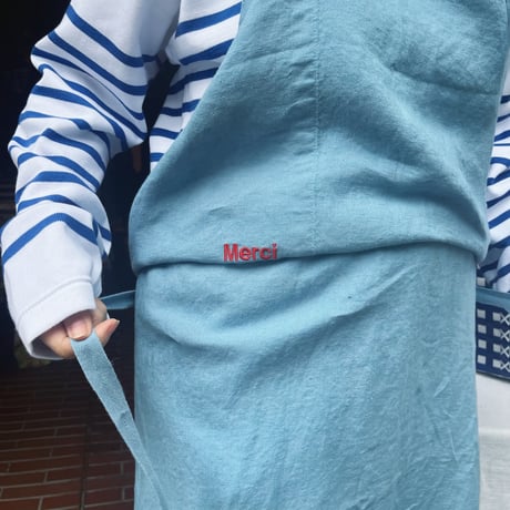 Merci  Paris  Tablier  リネンエプロン (3colors)