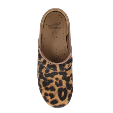 DANSKO ダンスコ　PROFESSIONAL HAIRCALF   レオパード柄サボ