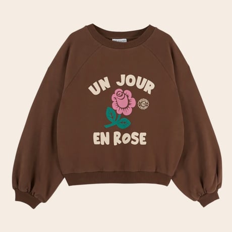 EMILE ET IDA エミールエイダ   オーガニックコットンロゴスウェット（2colors）