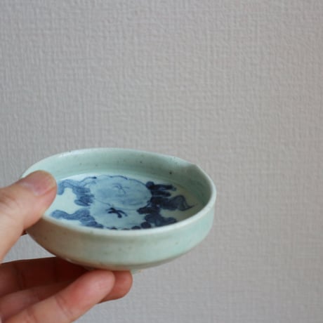 染付馬盥片口鉢 /  吉田崇昭