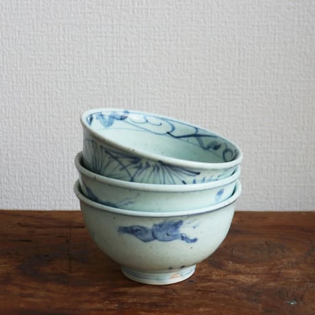 染付茶碗  /  吉田崇昭
