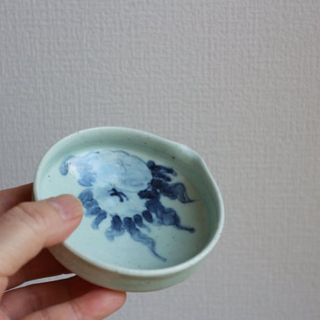 染付馬盥片口鉢 /  吉田崇昭