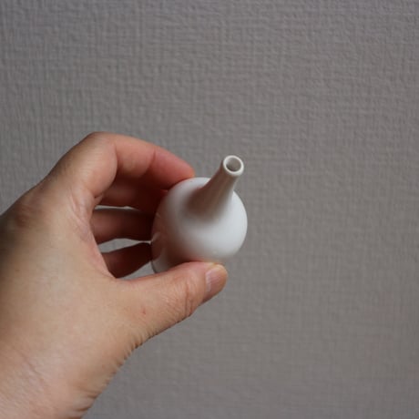小さい花器E（錫白）/ 菅沼淳一