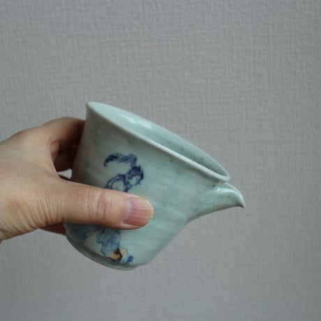染付片口 /  吉田崇昭