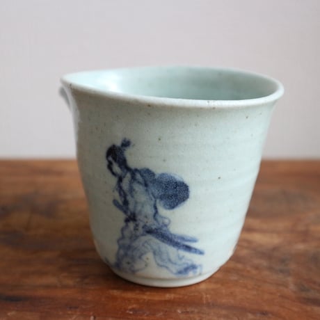 染付片口 /  吉田崇昭