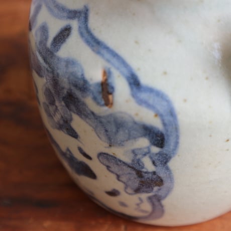 染付花文土瓶大 /  吉田崇昭