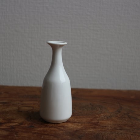 小さい花器（淡黄錫白）/ 菅沼淳一