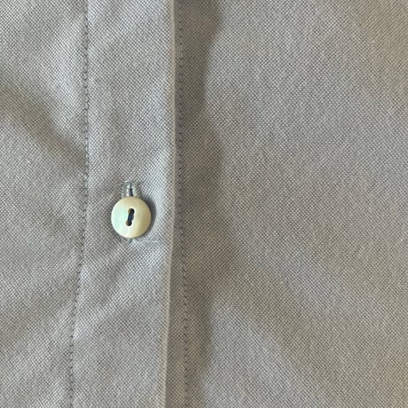 レモングラスシャツ　オックスフォード起毛　サックスブルー　01-264132-5102