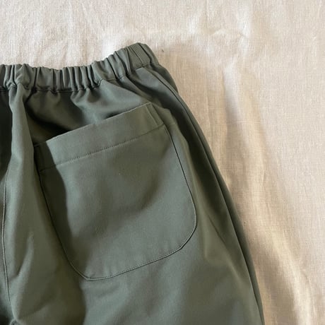 ナッツパンツ　コットンツイル　オリーブ　04-26413-44
