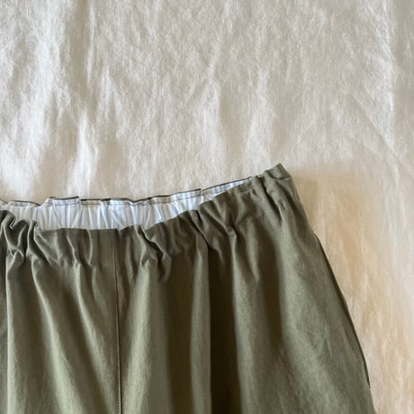 スッキリパンツ　コットンヴィンテージ馬布　カーキ　　　　　　04-26410-43
