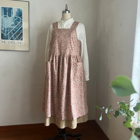 キッチンジャンスカ　コットンミュウファン　小花プリント　05-26401-5790