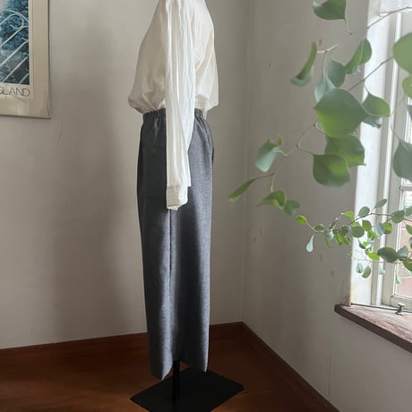 アルバスパンツ(裏付)　タスマニアンウール ネイビー千鳥　04-26411-5381