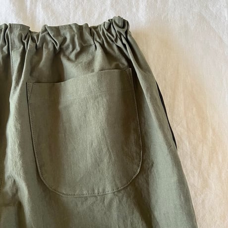 スッキリパンツ　コットンヴィンテージ馬布　カーキ　　　　　　04-26410-43