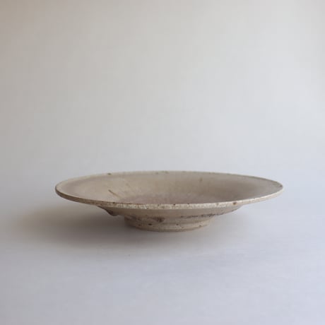 閑野淳　青輪釉　7寸浅鉢