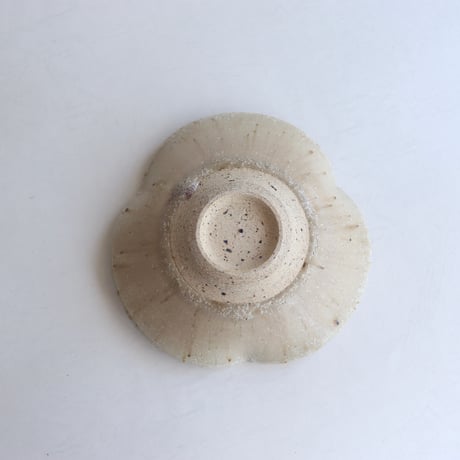 閑野淳　青輪釉　輪花小鉢
