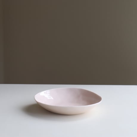 藤本羊子　小皿（ピンク、グリーン）