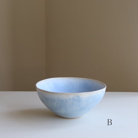 藤本羊子　ボウル（薄青）