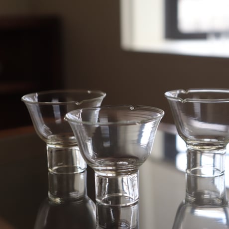 鷲塚貴紀  茶杯（クリア）