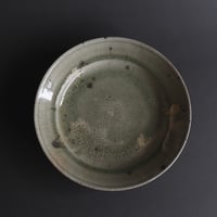 山脇將人　灰釉7寸リム皿