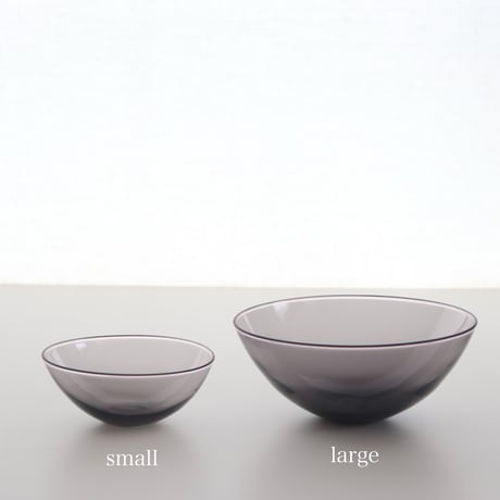 鷲塚貴紀  bowl  large／small（チャコール）