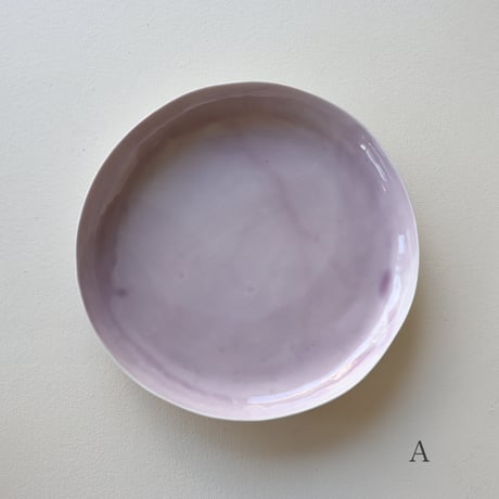 藤本羊子　皿（パープル）