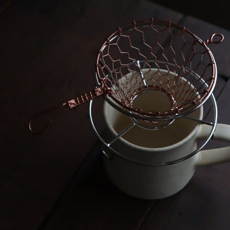 辻和金網　コーヒードリッパー銅（1~2杯用）