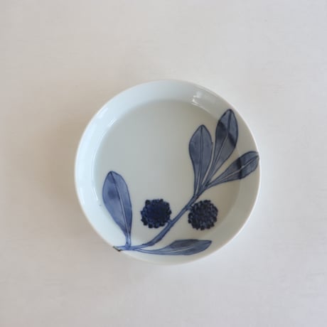 古川 桜　山桃文　4寸丸皿
