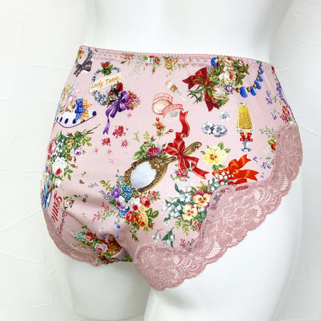 【SALE】【Mサイズのみ】ショーツ【ビスコラピア・リトルローゼス】1374-18S