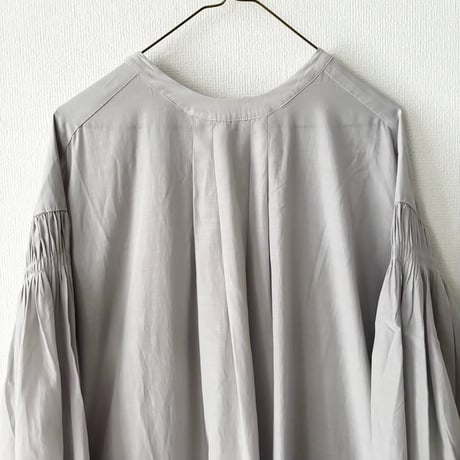 Hands of creation コットンキュプラ フィブリル加工2wayクルーネックワンピース