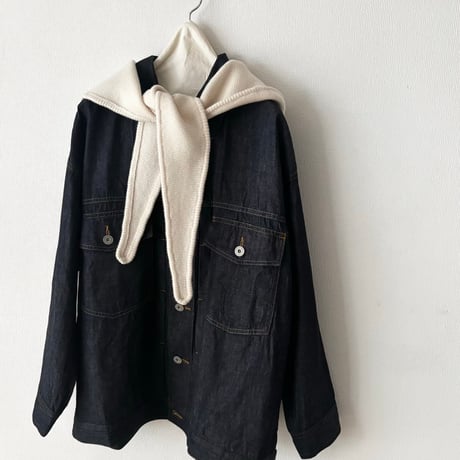HAU  knit hood muffler