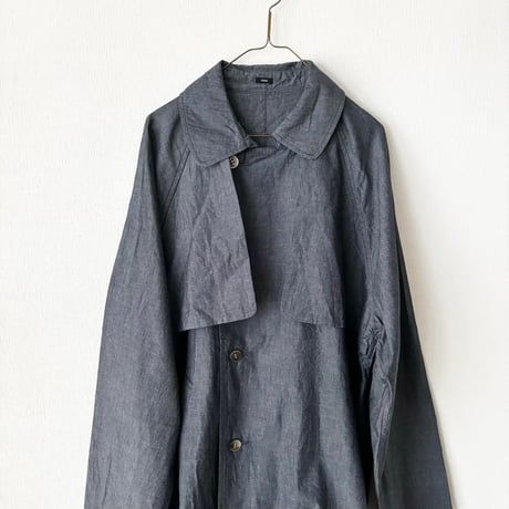 TISSU HIGH DENSITY EFFORTLESS TRENCH・4オンスデニム