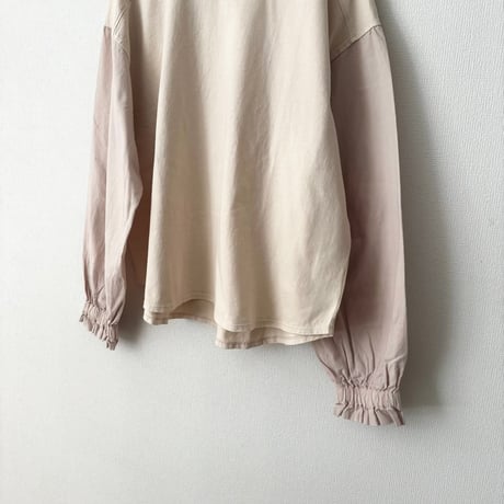 Hands of creation USAコットン天竺 コンビプルオーバー