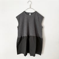 homspun ワッフルノースリーブプルオーバー