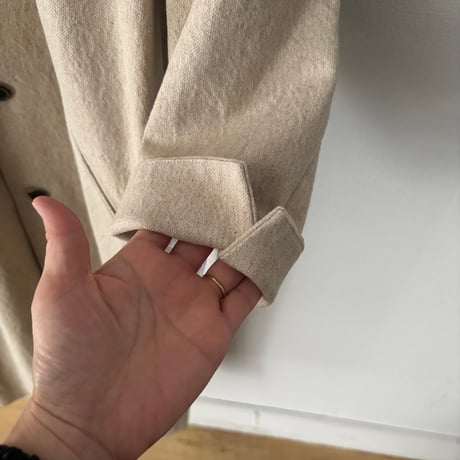 atelier naruse コットンリネンギャバ テーラードコート