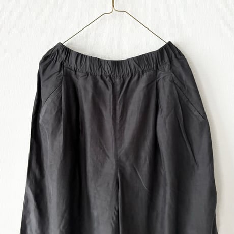 Hands of creation コットンキュプラ フィブリル加工キュロットパンツ