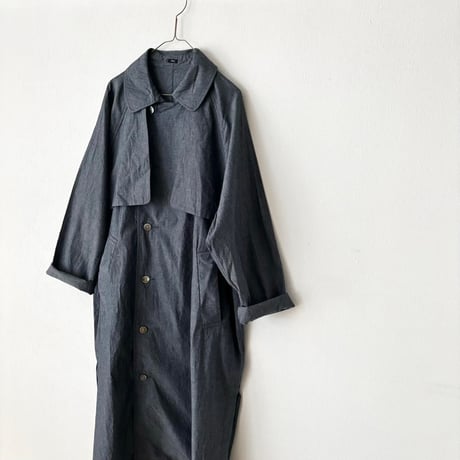 TISSU HIGH DENSITY EFFORTLESS TRENCH・4オンスデニム