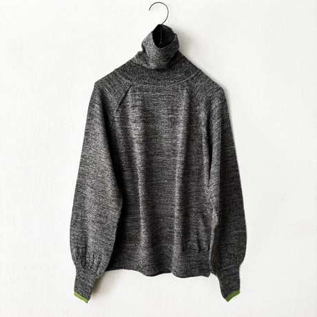 atelier naruse wool turtle-neck knit sweater