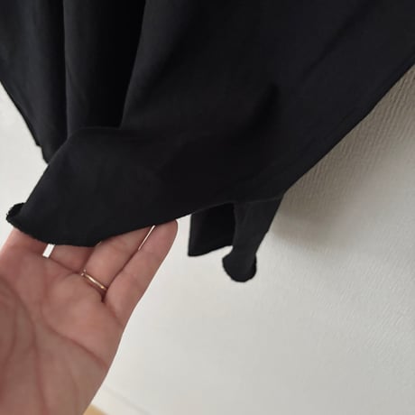 homspun 40/2天竺 長袖裾ロックプルオーバー