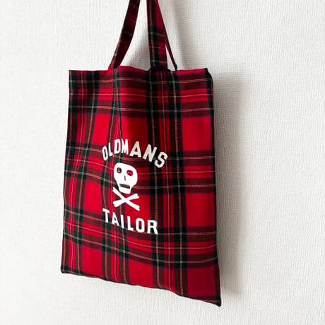 オールドマンズテーラー OMT SKULL PRINT   MINI TOTE BAG・RED