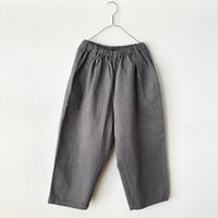 homspun 10オンスデニムギャザーパンツ ・グレー