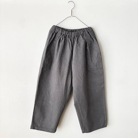 homspun 10オンスデニムギャザーパンツ ・グレー