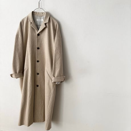 atelier naruse コットンリネンギャバ テーラードコート