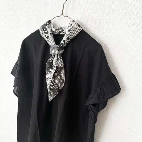 bulle de savon　patchwork プリント スカーフ